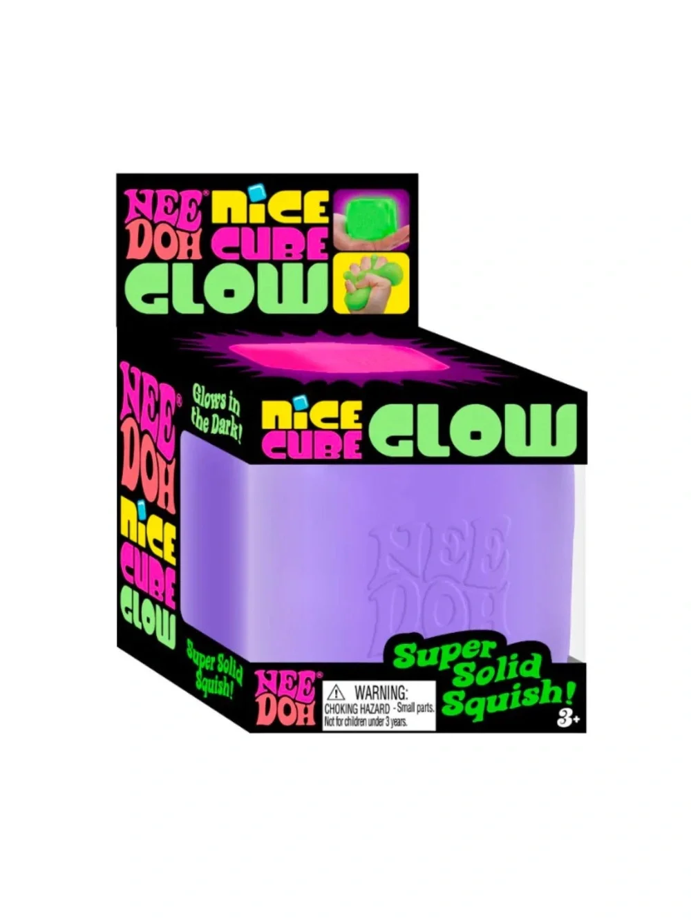 NeeDoh Nice Cube Glow - Purple💜
